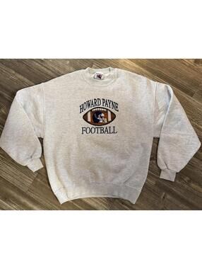 vintage Howard Payne University (HPU) Football sweatshirt Sz L